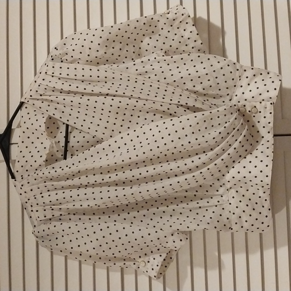 Vintage Polkadot Blouse
